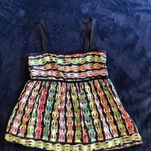 Cynthia Cynthia Steffe Multi-Colored Tank Size 4